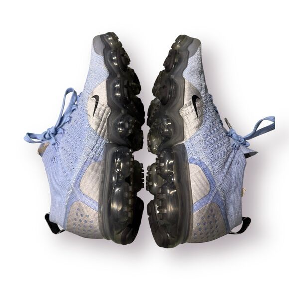 Nike Air Vapormax Flyknit 2 Blue Sneakers Women's Size 9 Athletic Shoes‎ Running - Picture 7 of 12